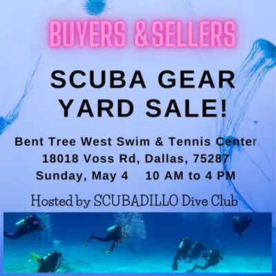 Scuba Gear Yard Sale - May 4th
