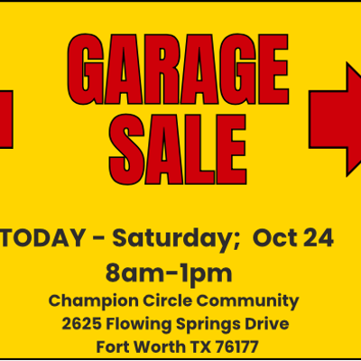 Garage Sale 8am-1pm
