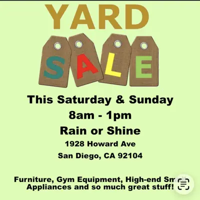 Yard Sale
