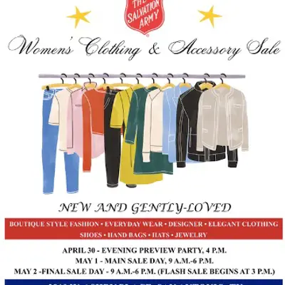 Salvation Army Women's Clothing Sale