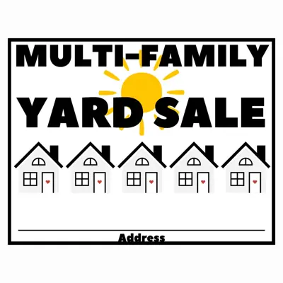 Multi Family Yard Sale!