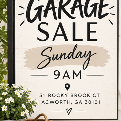 Garage sale 